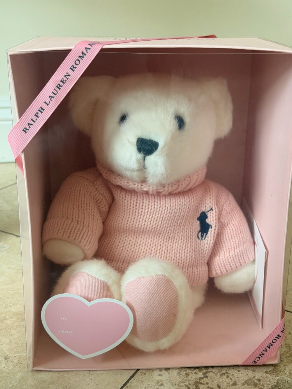 Ralph Lauren Romance 2019 Pink Bear New In Box